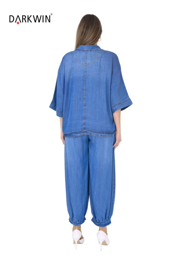 3511 LA VELINA CEKET-PANTOLON MAVI - 3