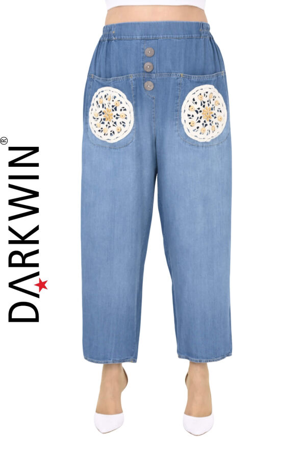 3513 LA VELINA PANTOLON MAVI - 2