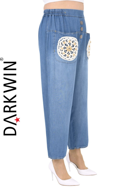 3513 LA VELINA PANTOLON MAVI - 3