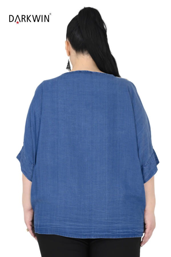 3515 LA VELINA GÖMLEK MAVI - 3