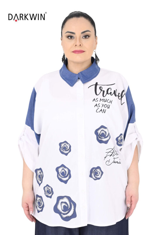 3516 LA VELINA GÖMLEK BEYAZ - LA VELINA