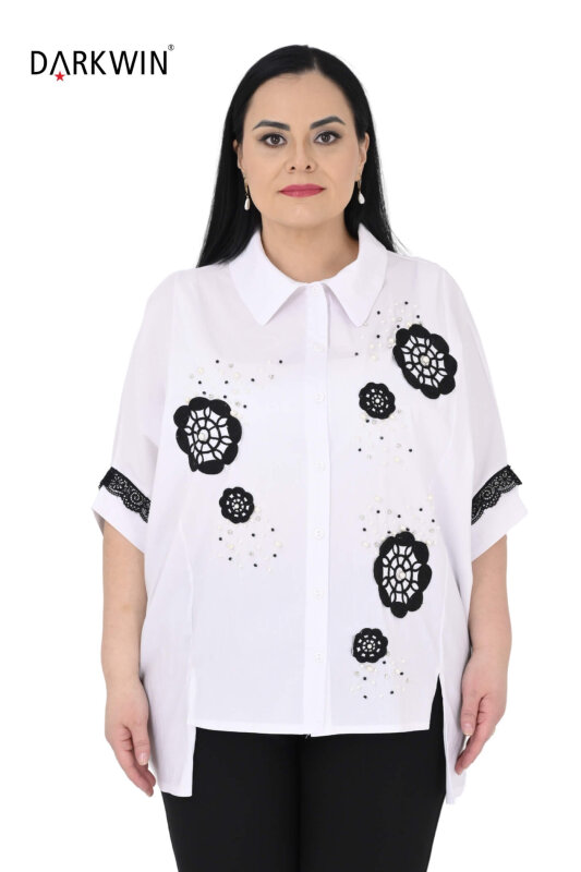 3541 LA VELINA GÖMLEK EKRU - LA VELINA