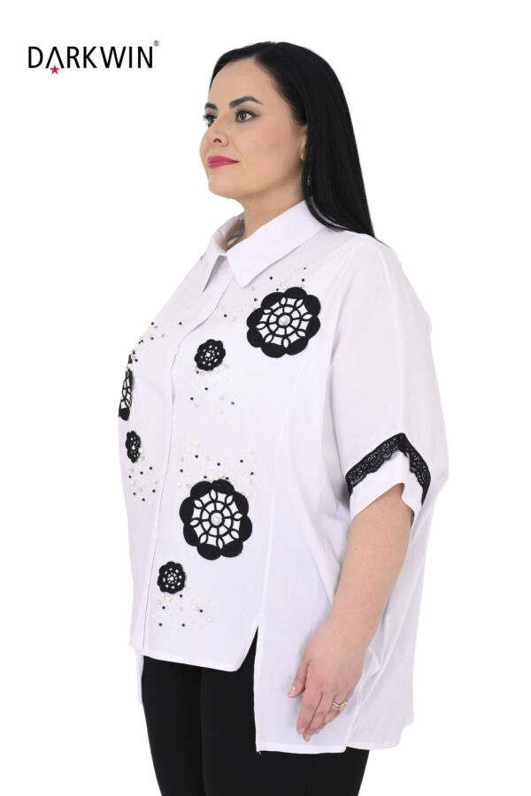 3541 LA VELINA GÖMLEK EKRU - 2