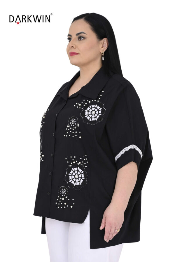 3541 LA VELINA GÖMLEK SIYAH - 2