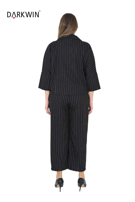 3542 LA VELINA CEKET-PANTOLON SIYAH - 3