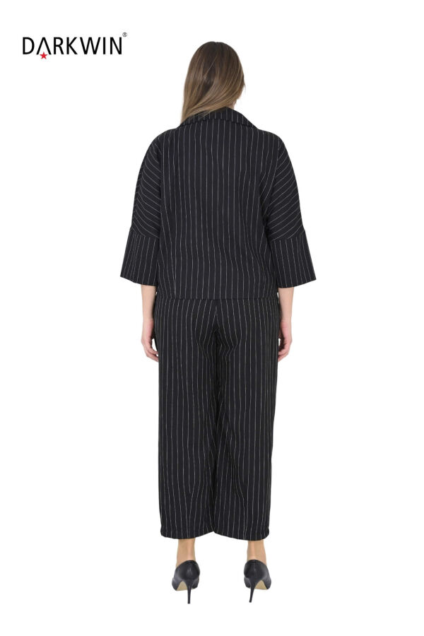 3542 LA VELINA CEKET-PANTOLON SIYAH - 3