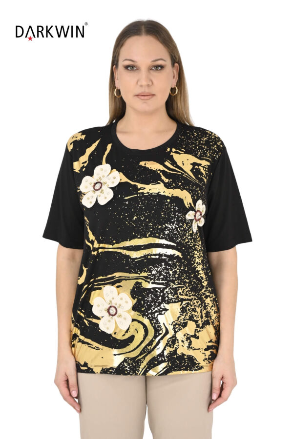 3544 LA VELINA BLUZ SIYAH - 1