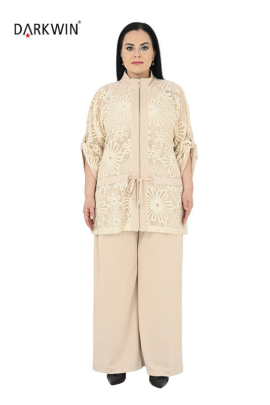 3554 LA VELINA HIRKA-PANTOLON BEJ - LA VELINA