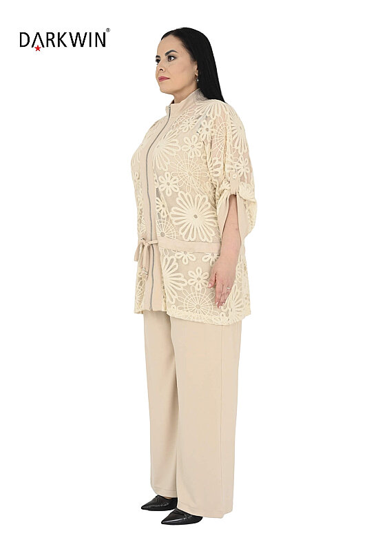 3554 LA VELINA HIRKA-PANTOLON BEJ - LA VELINA (1)