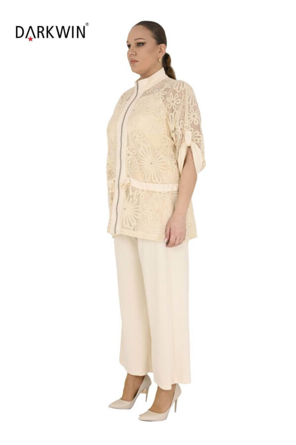 3554 LA VELINA HIRKA-PANTOLON EKRU - 2