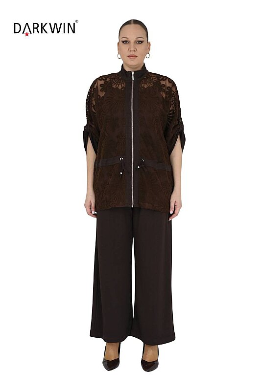 3554 LA VELINA HIRKA-PANTOLON KAHVE - LA VELINA
