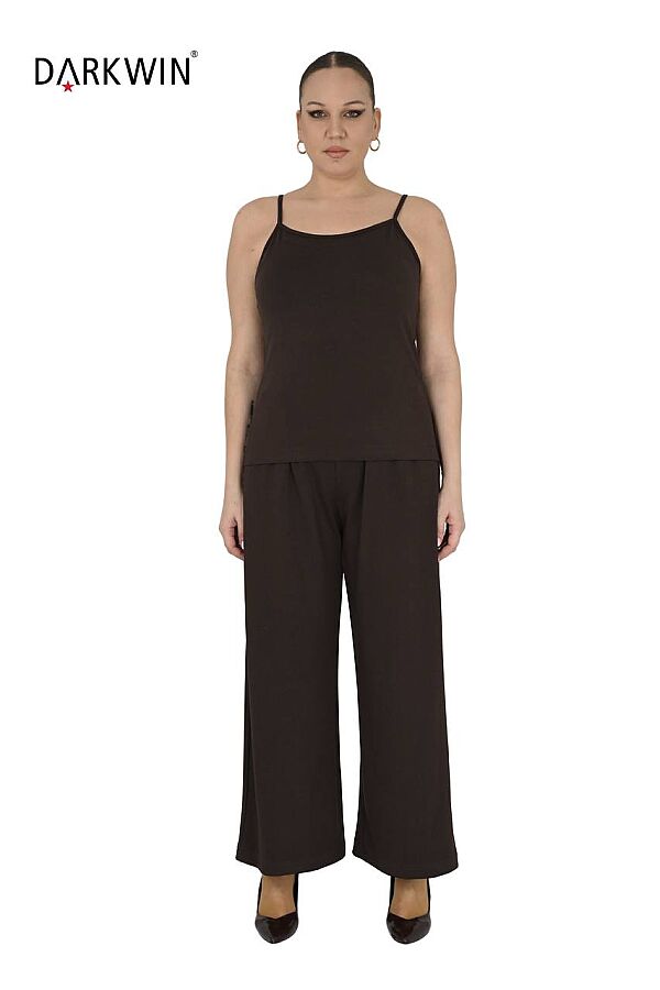 3554 LA VELINA HIRKA-PANTOLON KAHVE - 2