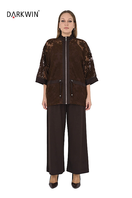 3554 LA VELINA HIRKA-PANTOLON KAHVE - LA VELINA