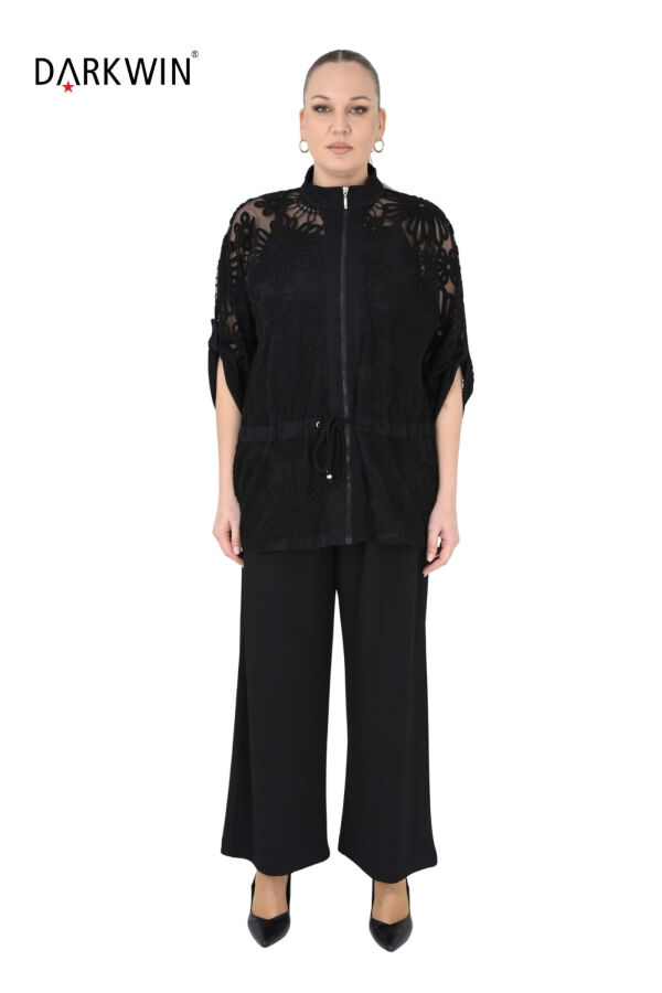 3554 LA VELINA HIRKA-PANTOLON SIYAH - 1