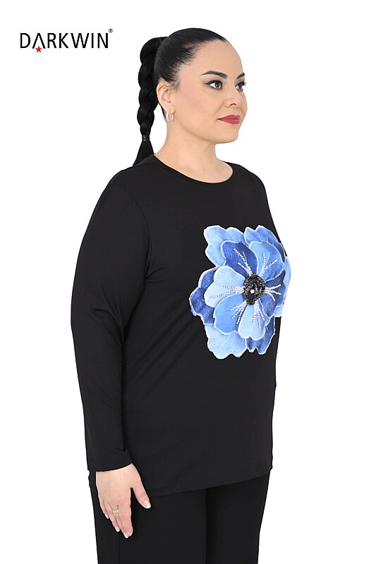 3704 LA VELINA BLUZ SIYAH - LA VELINA (1)