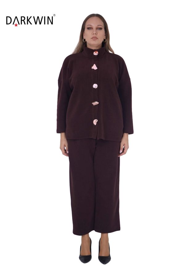 3707-7 DARKWIN CEKET-PANTOLON KAHVE - 1