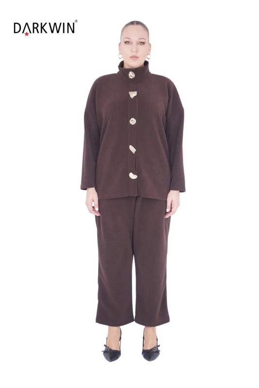 3707-7 DARKWIN CEKET-PANTOLON KAHVE - Darkwin (1)