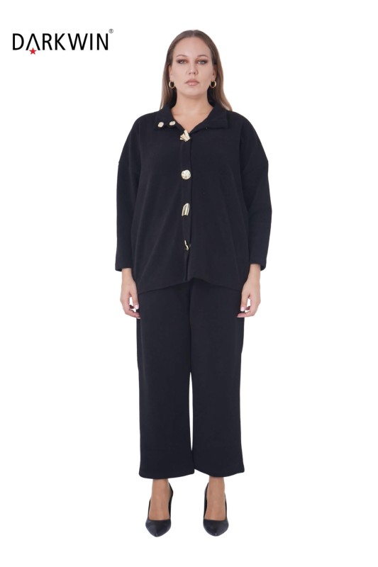 DARKWIN - 3707 DARKWIN CEKET-PANTOLON SIYAH (1)