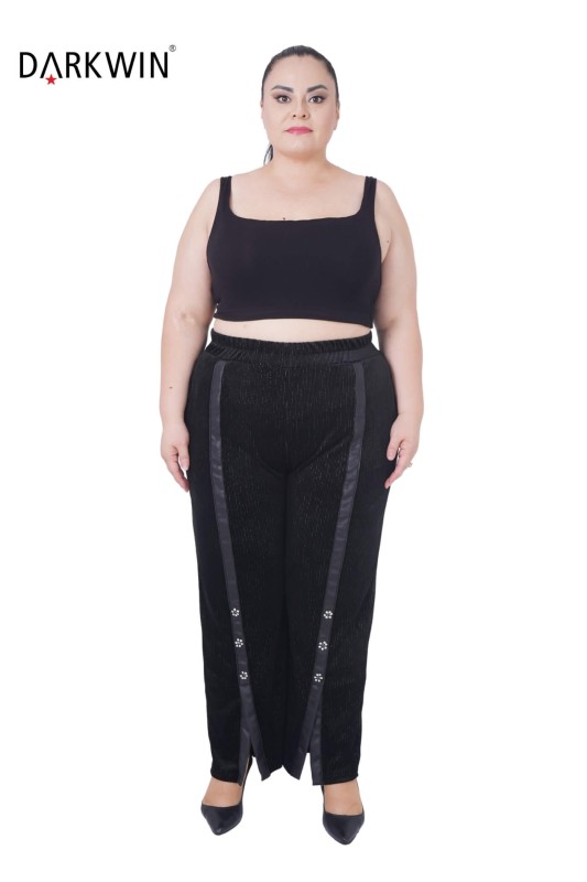 3708 DARKWIN BLUZ-PANTOLON SIYAH - Thumbnail