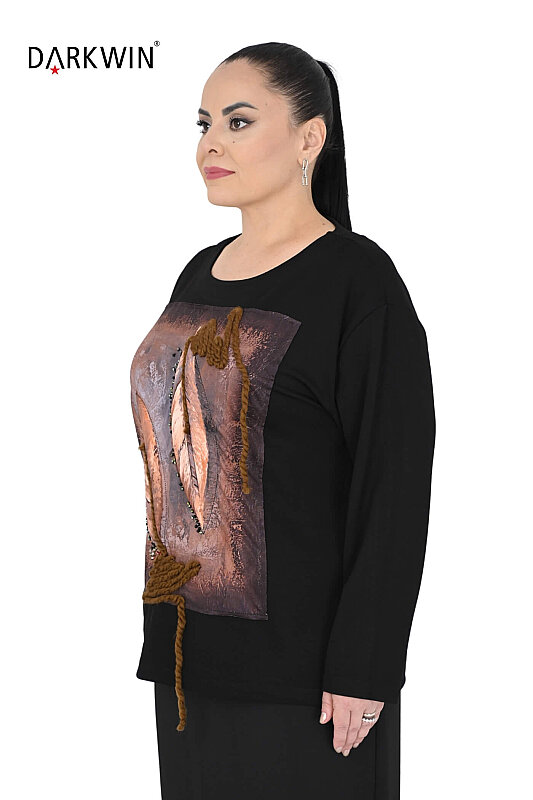 3723 LA VELINA BLUZ KAHVE - LA VELINA (1)