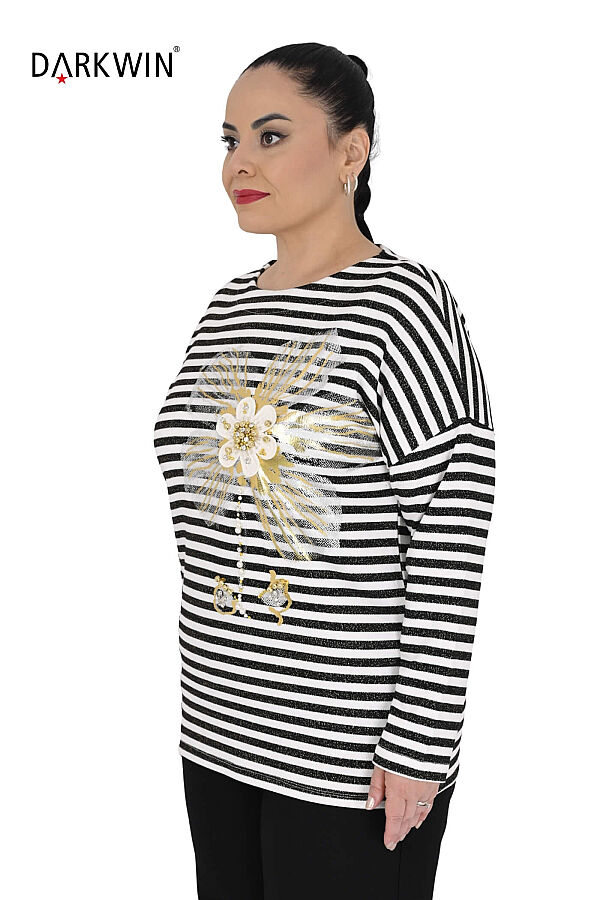 3725 LA VELINA BLUZ SIYAH - 3