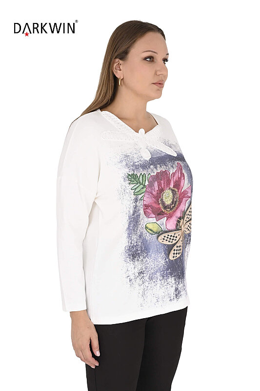 3732 LA VELINA BLUZ EKRU - La Velina (1)