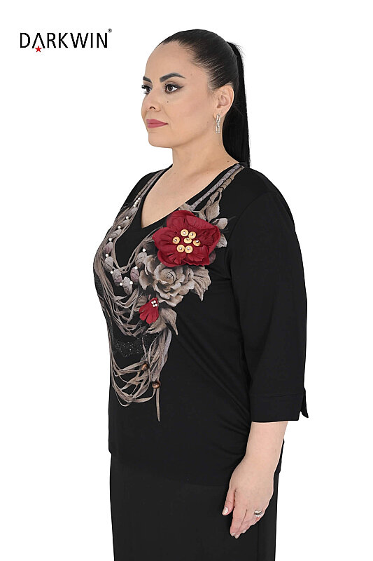 3750 LA VELINA BLUZ SIYAH - LA VELINA (1)