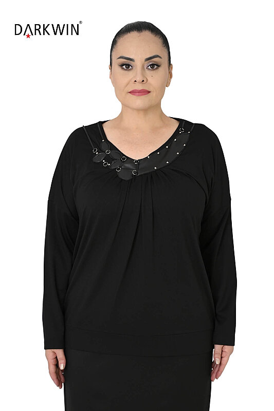 3782 LA VELINA BLUZ SIYAH - LA VELINA
