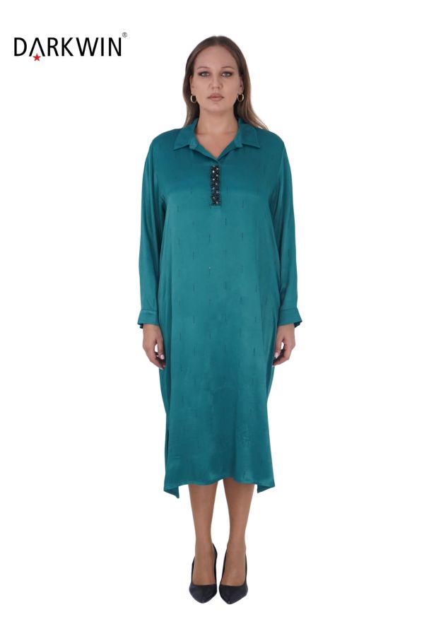 3805-4 DARKWIN ELBİSE YESIL - 1