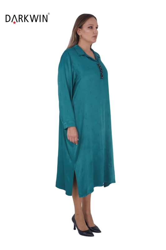 3805-4 DARKWIN ELBİSE YESIL - Darkwin (1)