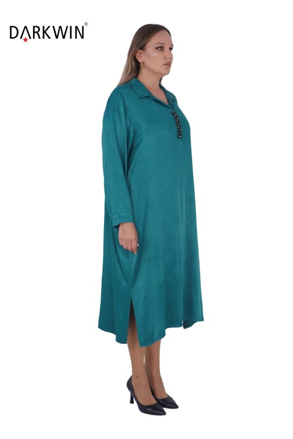 3805-4 DARKWIN ELBİSE YESIL - 2