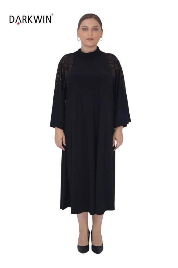 3806 DARKWIN ELBİSE SIYAH - 1