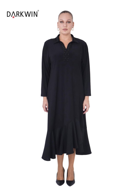 3807 DARKWIN ELBİSE SIYAH - DARKWIN