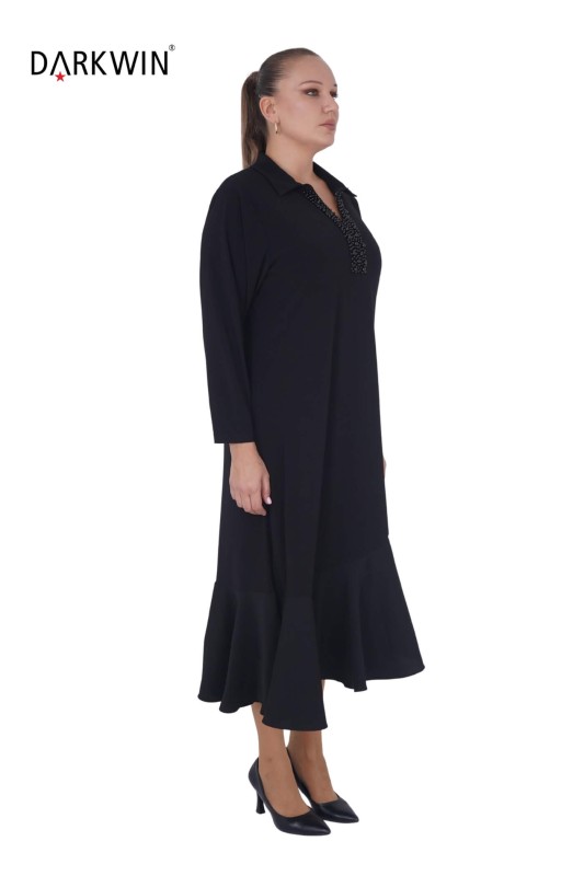 3807 DARKWIN ELBİSE SIYAH - DARKWIN (1)