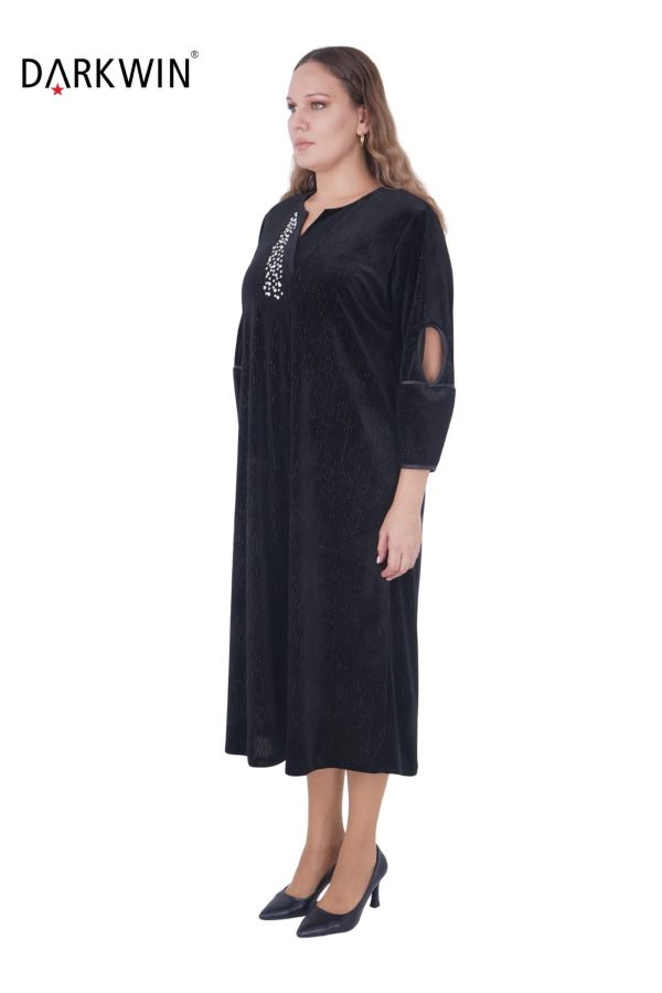 3808 DARKWIN ELBİSE SIYAH - 2