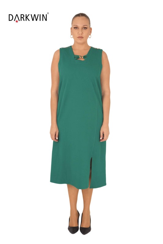 3809-4 DARKWIN ELBİSE YESIL - DARKWIN