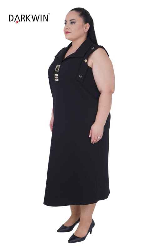 3810 DARKWIN ELBİSE SIYAH - Darkwin (1)