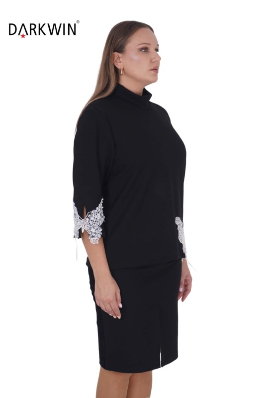 3815-1 DARKWIN BLUZ SIYAH - DARKWIN (1)