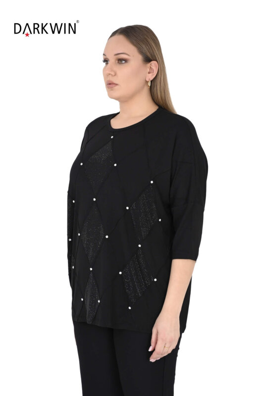 3900-1 DARKWIN TUNİK SIYAH - DARKWIN (1)