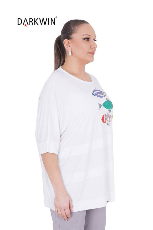 3907-2 DARKWIN BLUZ BEYAZ - 4