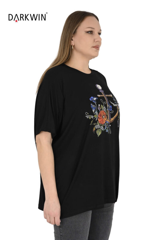 3911-1 DARKWIN BLUZ SIYAH - DARKWIN (1)