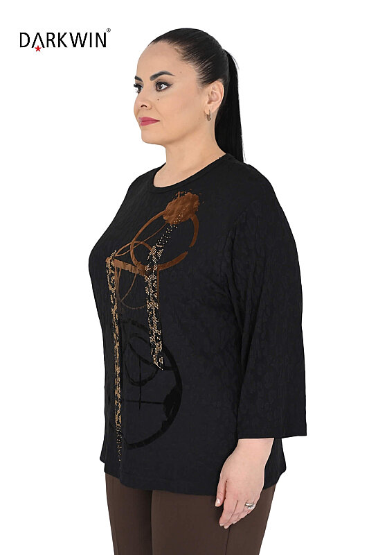 4001-1 DARKWIN BLUZ-PANTOLON SIYAH - DARKWIN (1)