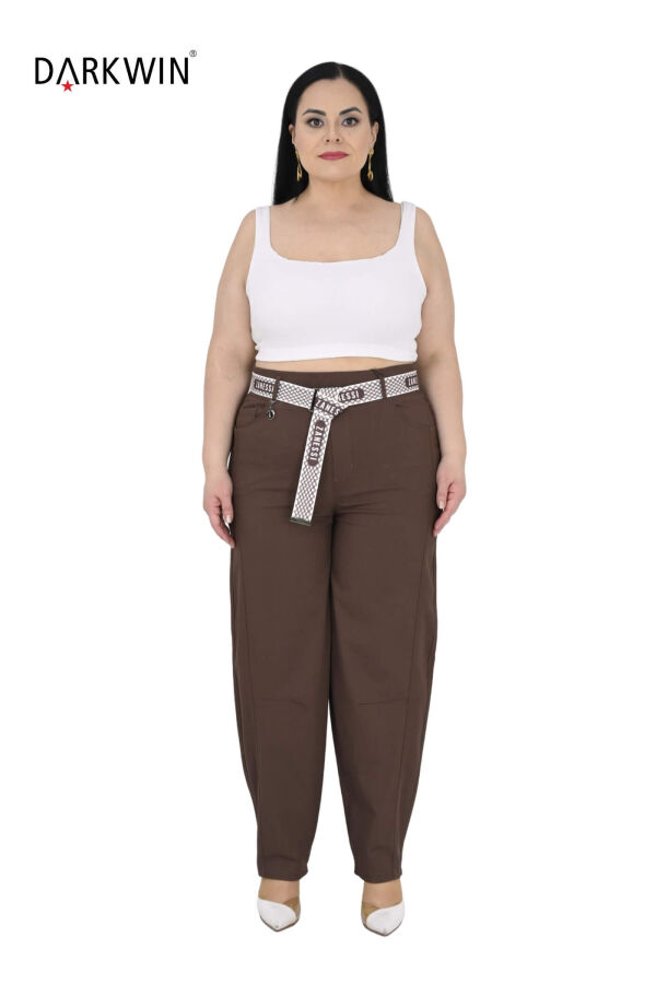 43351 ZANESSI PANTOLON KAHVE - 1