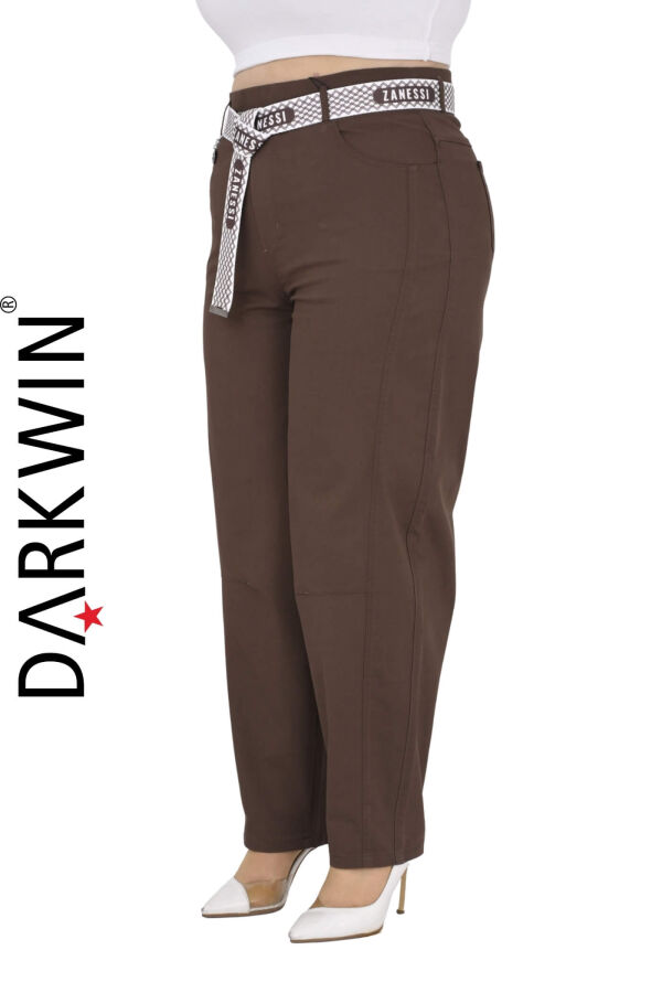 43351 ZANESSI PANTOLON KAHVE - 3
