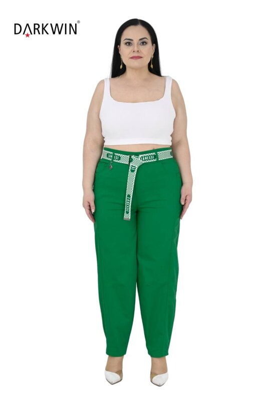 43351 ZANESSI PANTOLON YESIL - ZANESSI