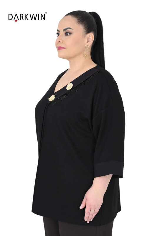 4406 DARKWIN BLUZ SIYAH - DARKWIN (1)