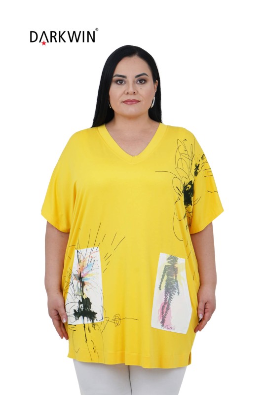5075 DARKWIN TUNİK SARI