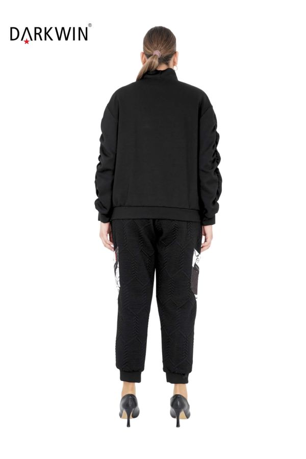 5203 DARKWIN BLUZ-PANTOLON SIYAH - 3