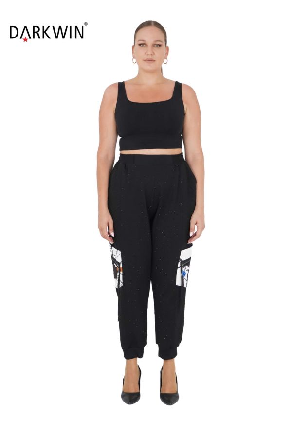 5203 DARKWIN BLUZ-PANTOLON SIYAH - 4