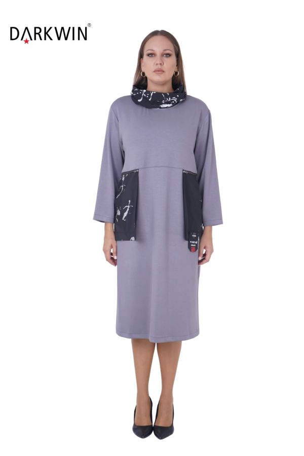 5208 DARKWIN ELBİSE ANTRASIT - 1